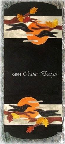 Harvest Moon Table Runner Wool Appliqué Kit