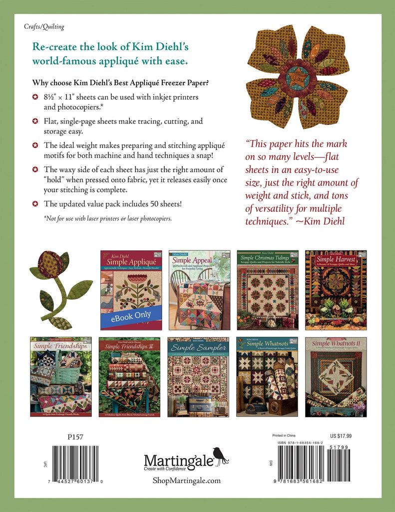 Kim Diehl’s Best Appliqué Freezer Paper